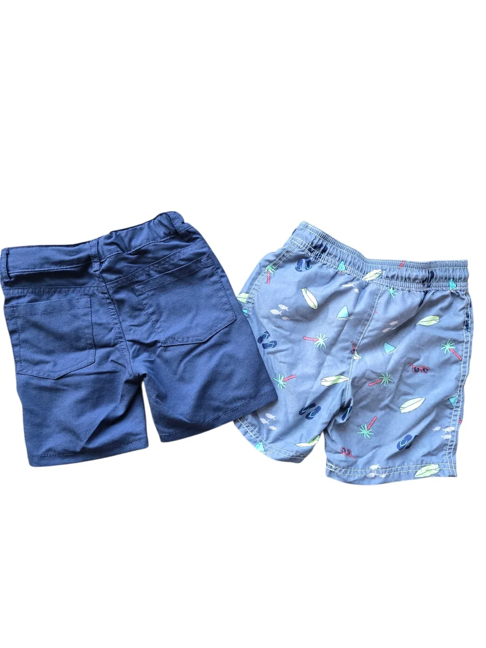 Carter's Navy and Light Blue Shorts Set